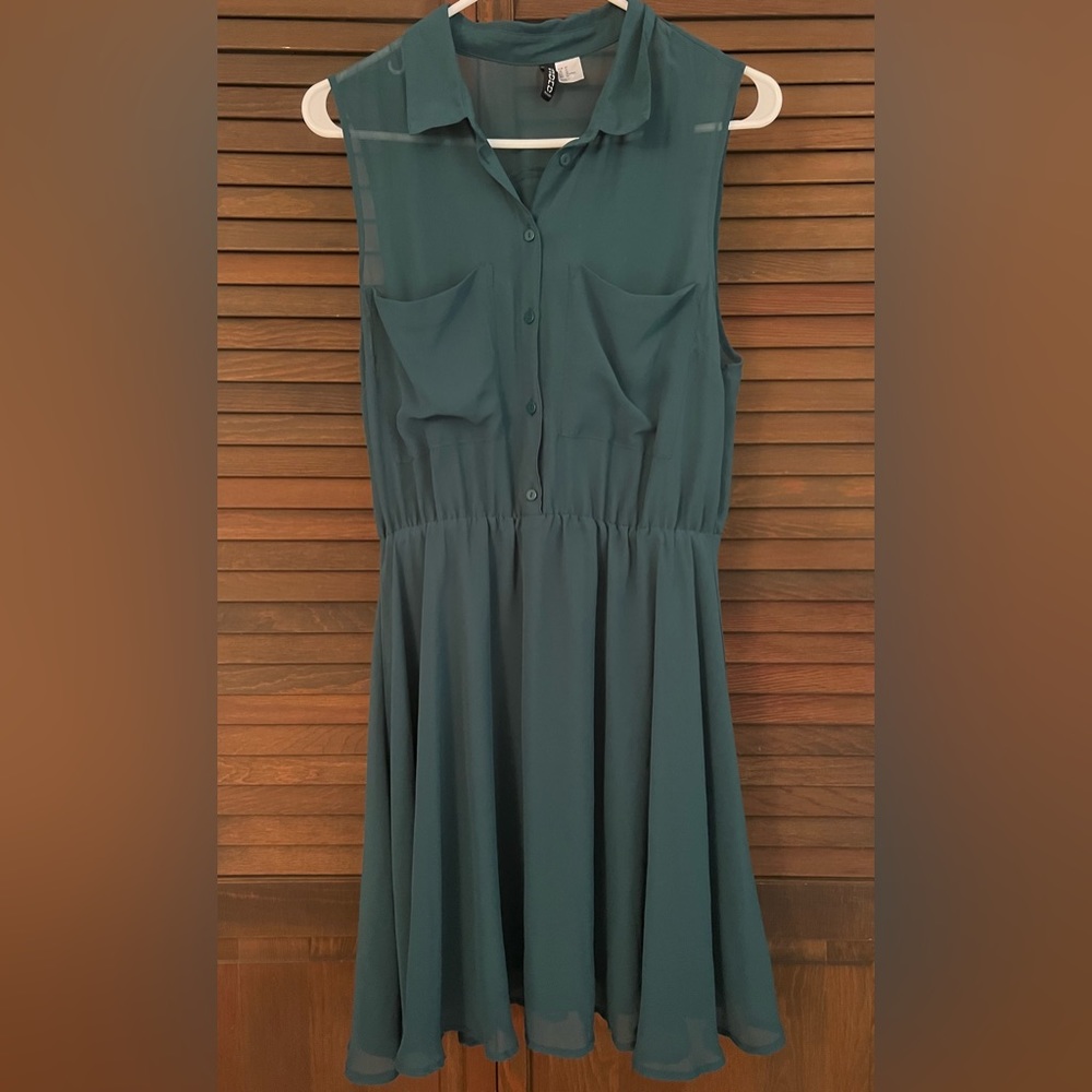 Green H&M Sleeveless Dress